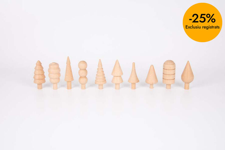 &Aacute;rboles de madera natural