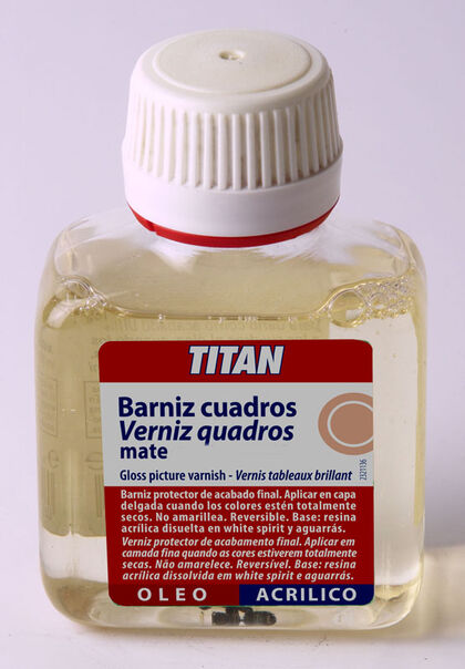TITAN BARNIZ CUADROS MATE100