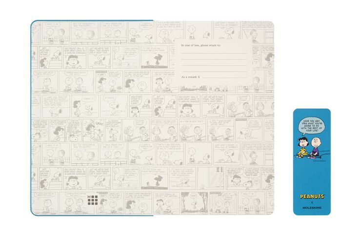 Agenda 18 meses Moleskine tapa dura sem/vista L 2025-26 Peanuts