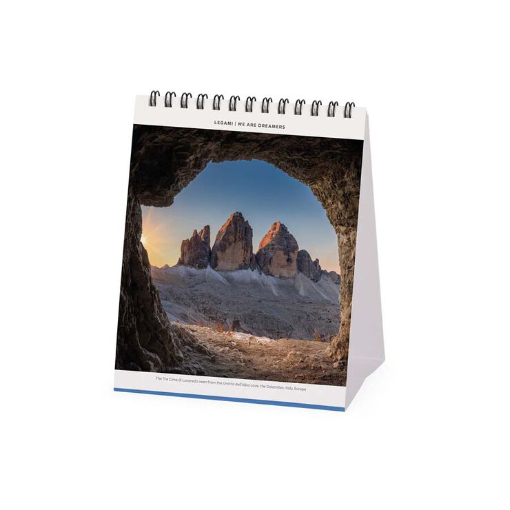 Calendario Mesa Legami m/vista 2025 Mountains