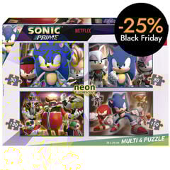 Puzle 50-80-100-150 piezas Sonic Neon