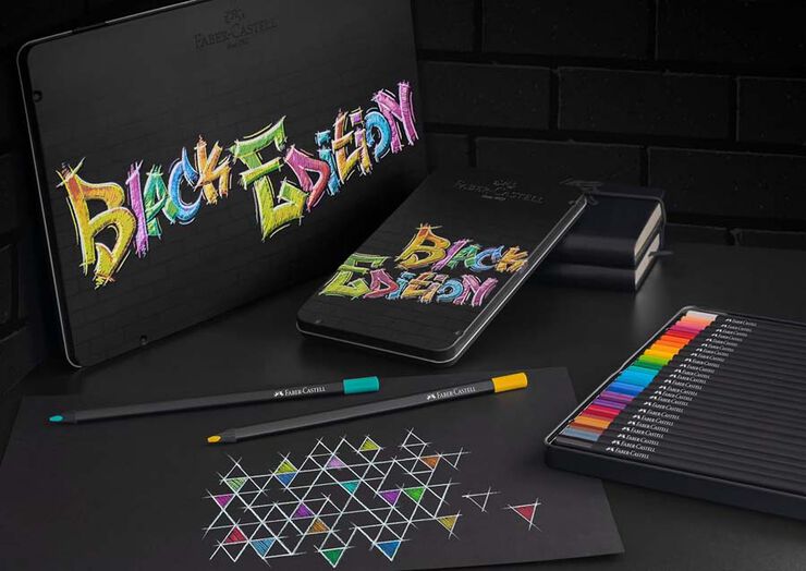  Faber-Castell Black Edition - Lápices de colores (36