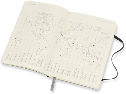 Agenda anual Moleskine Soft Pocket Inglés Semana Negro Agenda anual Moleskine Soft Pocket Inglés Semana Negro