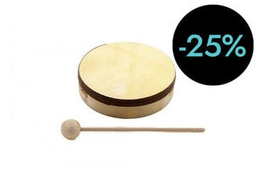 Pandero y maza 15 cm