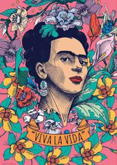 Puzle 500 peces Viva la vida Frida Kahlo