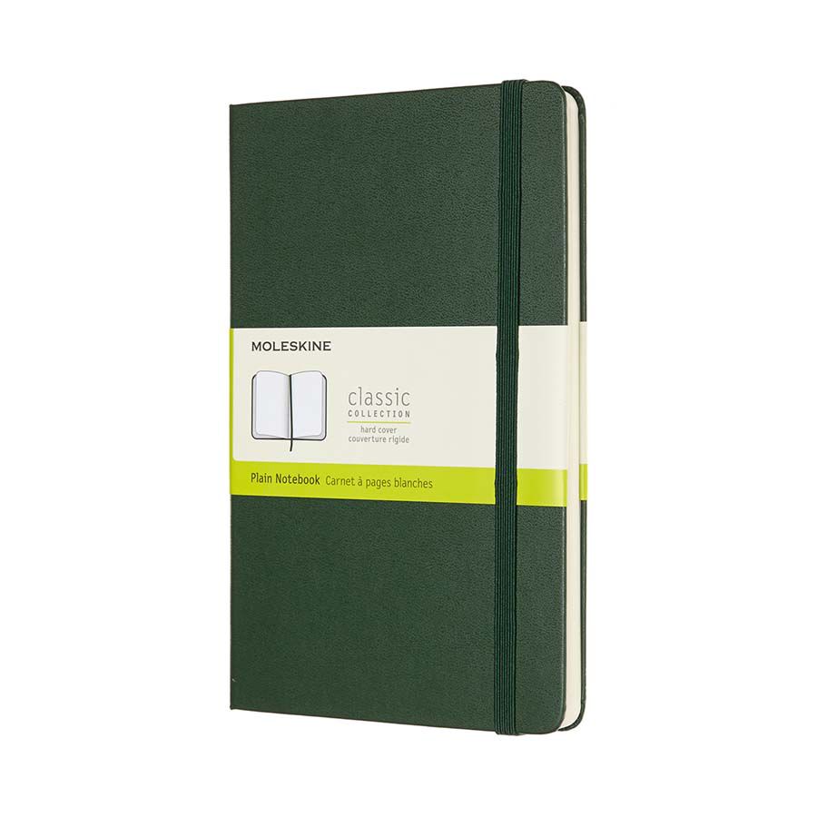 Libreta Moleskine L Verde Liso