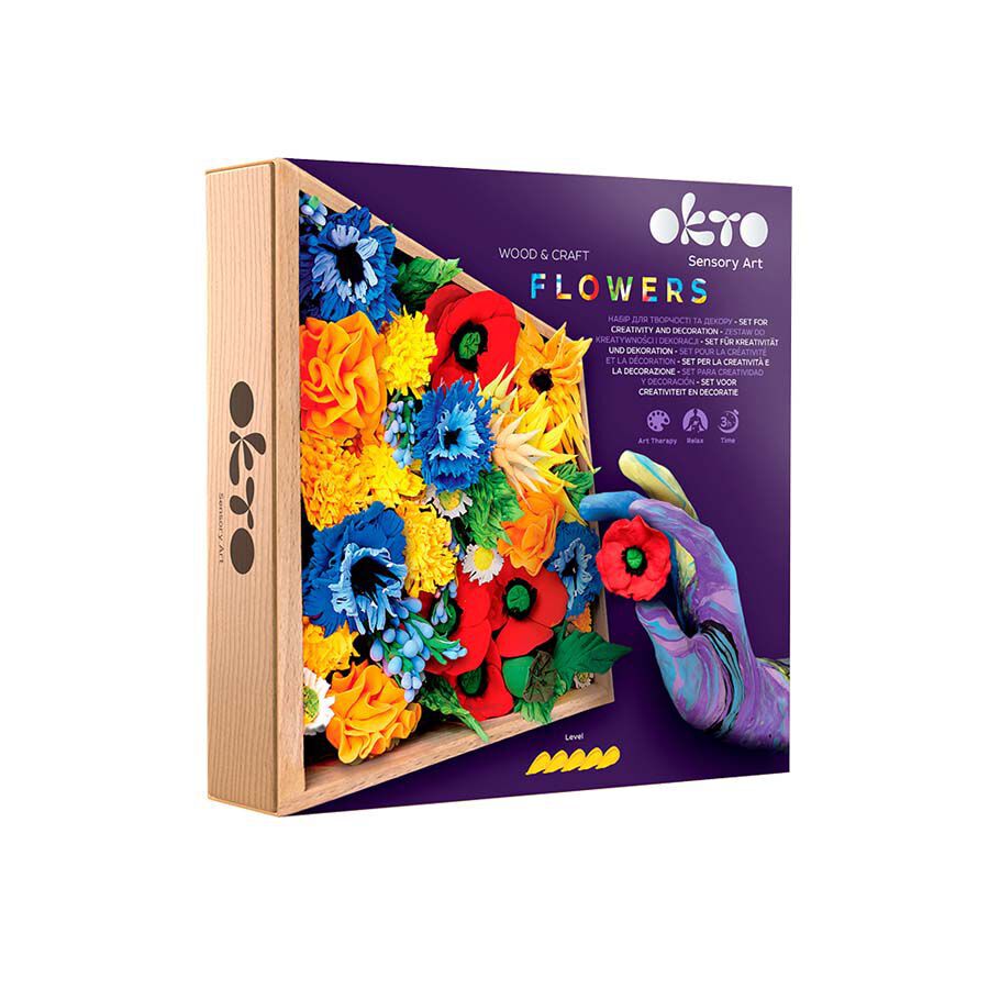 Marc fusta DIY Oktoclay Flors Freedom