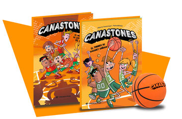 Estuche Canastones: 2 libros + pelota