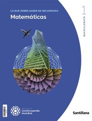 Matemáticas C.Soc 1º Bach Cm Santillana