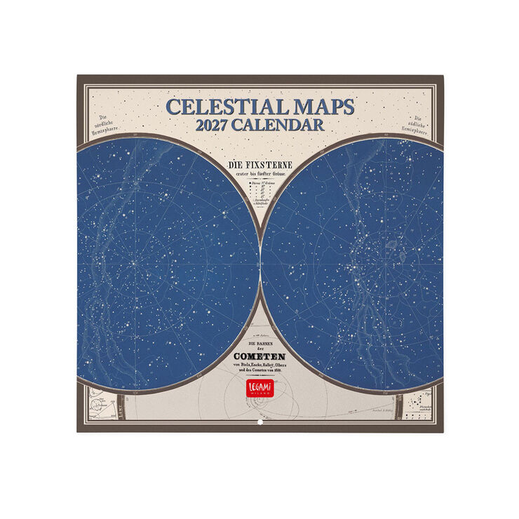 Calendario Legami 30x29 Pared Celestial Multiling&uuml;e 2027