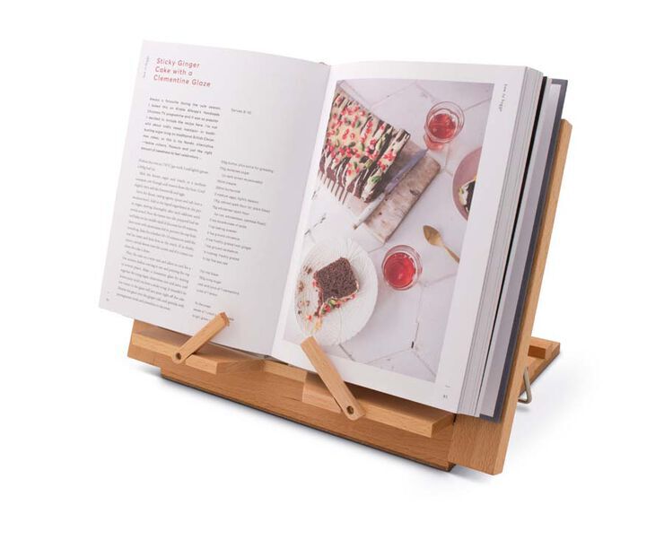Atril de madera de sobremesa para libro o tablet