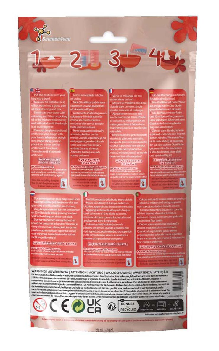 Crea Plastilina Roja