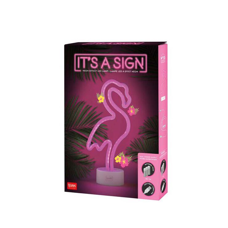 Luz led Legami Flamingo