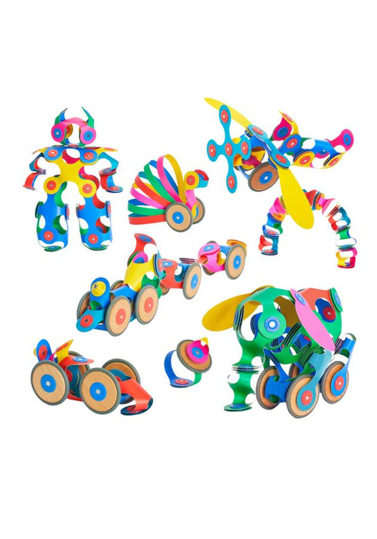 Construcci&oacute; Magn&egrave;tica Clixo Creaci&oacute; rodes 72 peces