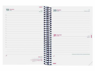 Agenda Escolar Finocam Esp.E10 D&iacute;a/P&aacute;gina Catal&aacute;n 2026-27 Negro