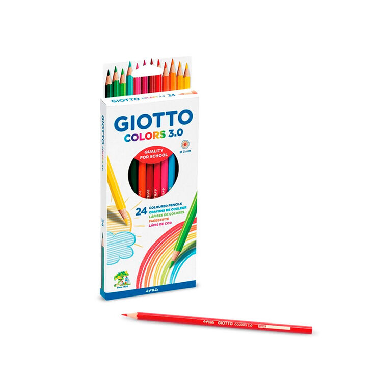 Lápices de colores Giotto 3.0 12 colores