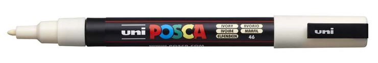 Rotulador Posca PC-3M marfil