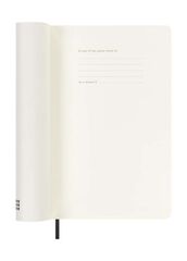 Agenda Moleskine 12m sem/vista 2025 L negro