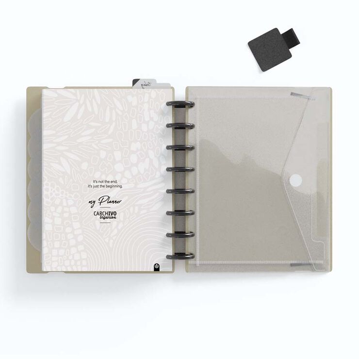 Planner Ingeniox semana/vista A5 beige