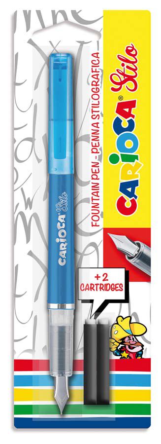 Ploma Estilogr&agrave;fica Carioca + 2 Cartutxos