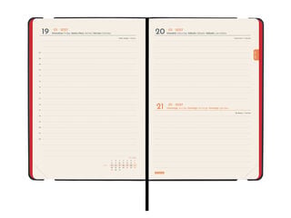 Agenda Finocam Flex Llisa D&iacute;a P&aacute;gina 2027 Catal&aacute;n Rojo