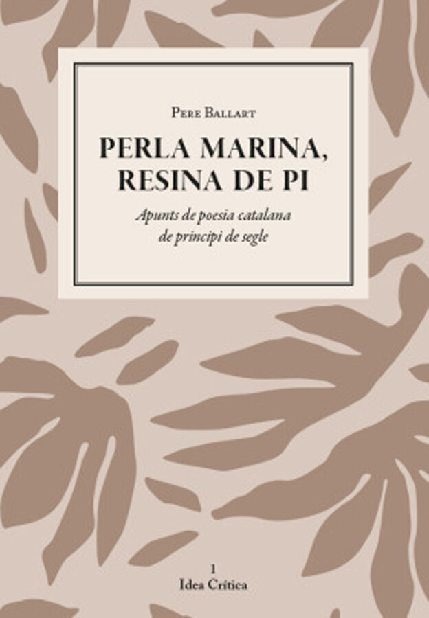 Perla marina, resina de pi