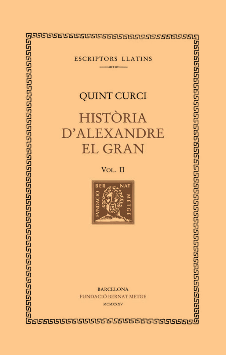 Història d'Alexandre el Gran, vol. III i últim: llibres VIII-X