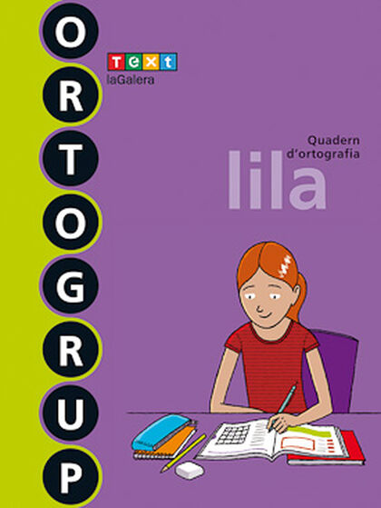 Ortogrup Quadern d'ortografia lila La Galera