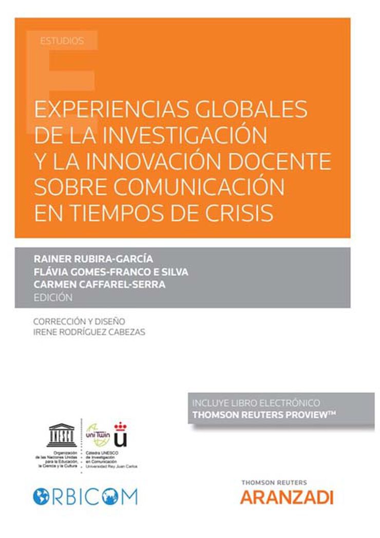 Experiencias globales de la investigación y la innovación docente sobre comunicación en tiempos de crisis (Papel + e-book)