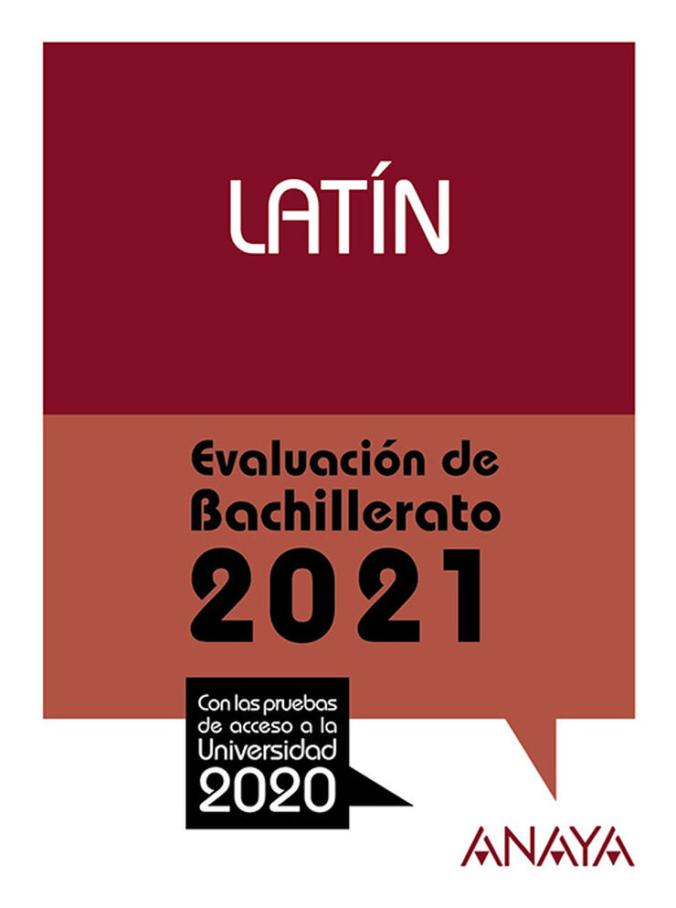 Ane B2 Evaluación Bach21/Latín