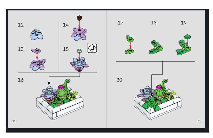 LEGO Botanicals Suculentas