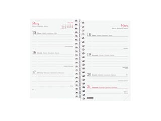 Agenda Finocam Design Collection Semana Vista Horizontal 2027 Catal&aacute;n Flora