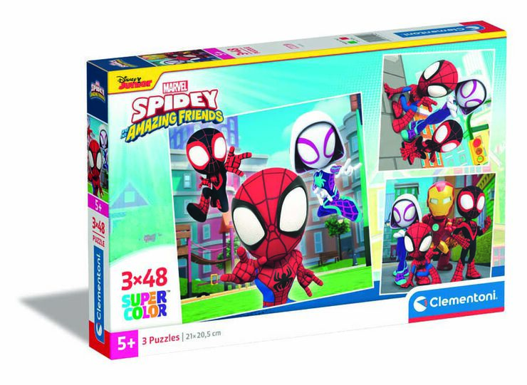 Puzle 3 X 48 piezas Spidey y Amigos