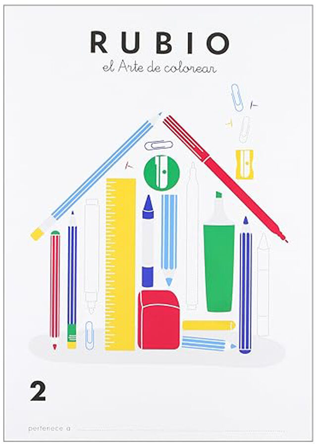 Arte Colorear 2 Infantil Rubio