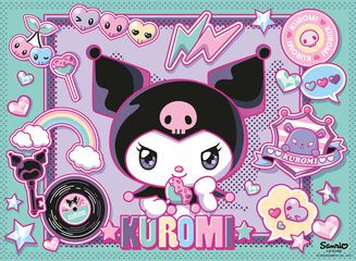 Puzle 100 piezas XXL Kuromi
