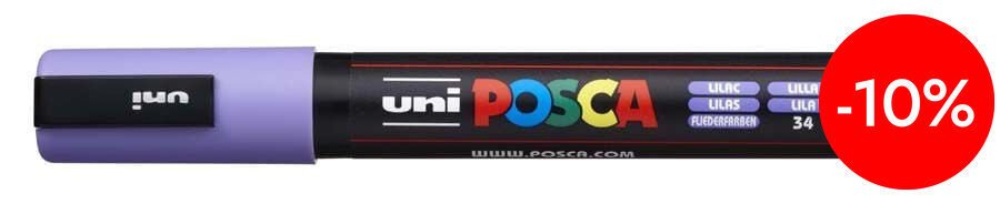 Retolador Posca PC-5M 1,8-2,5mm lila