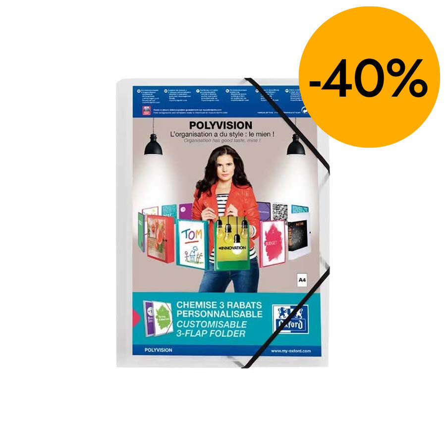 Carpeta canguro gomas A4 polipropileno Elba