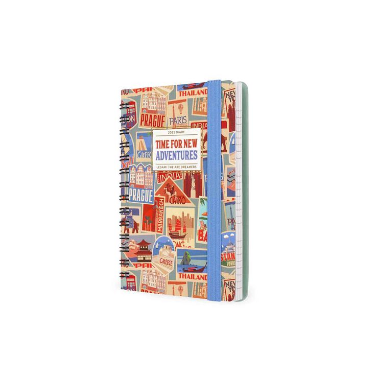 Agenda Legami sem/vista mult 2025 Travel
