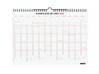 Calendari Finocam paret 16 mesos 34x24cm cat 2025-26