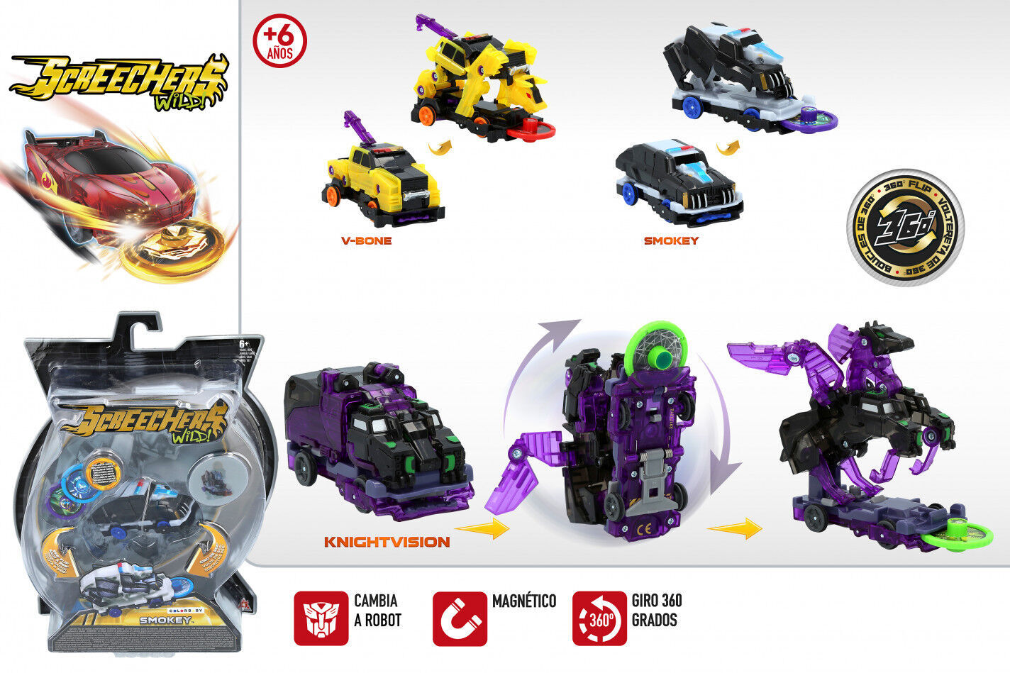 Veh&iacute;culo Screechers Wild 2.3