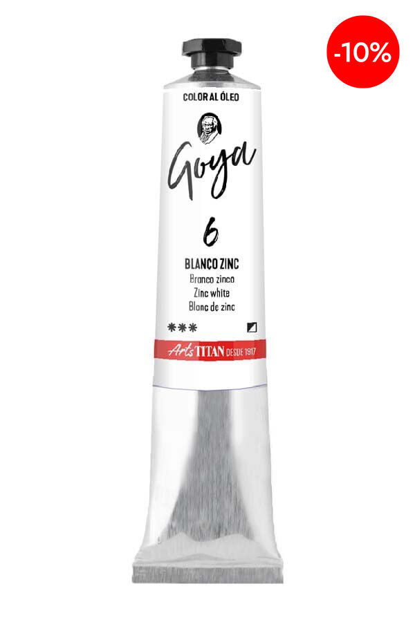 Pintura al &oacute;leo Goya 20ml blanco zinc