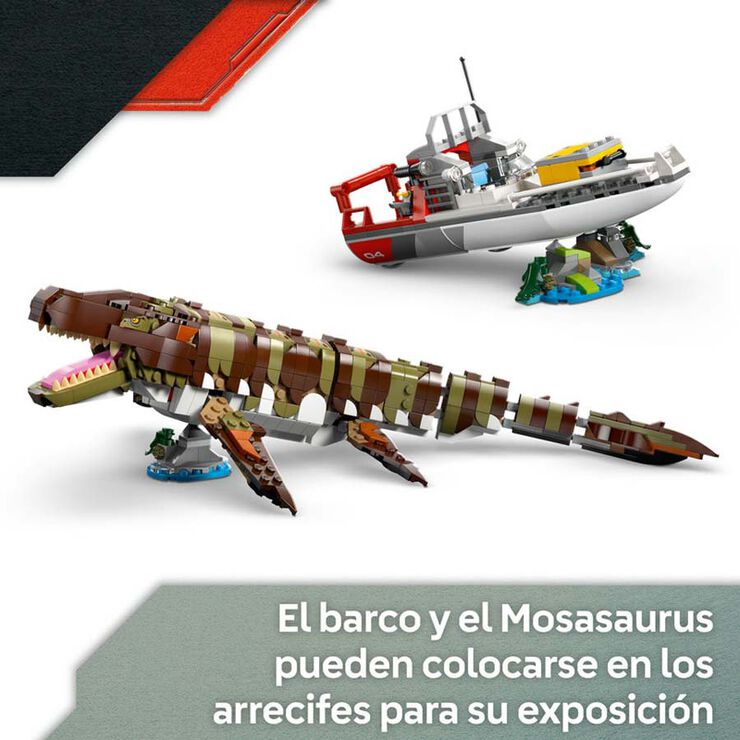 LEGO® Jurassic World Missió Naval: Mosasaurus Construïble 76974