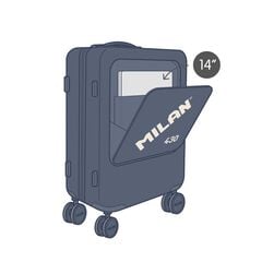 Trolley Cabina 550mm Milan 430 azul