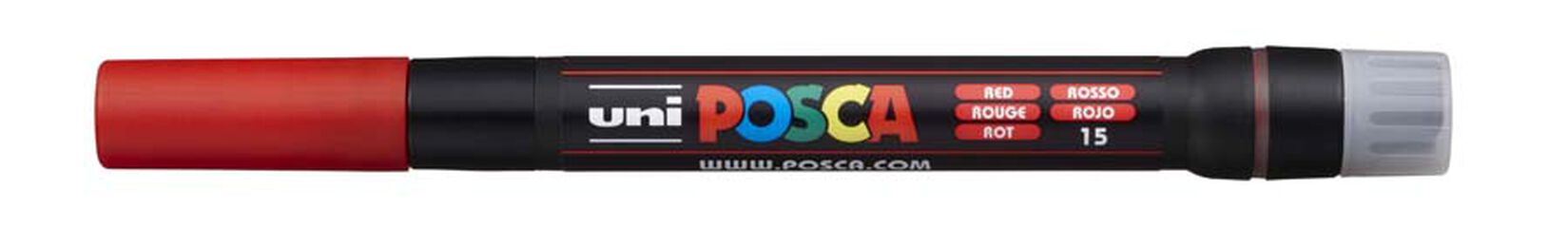 Rotulador Posca PCF-350 rojo