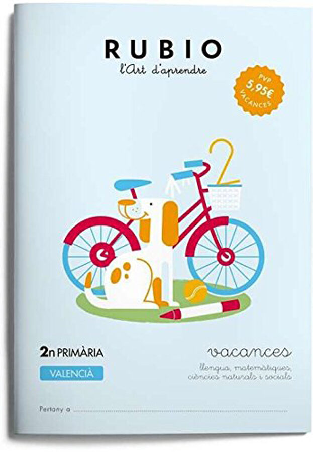 Quadern de Vacances 2n Prim&agrave;ria Rubio Valenci&agrave;
