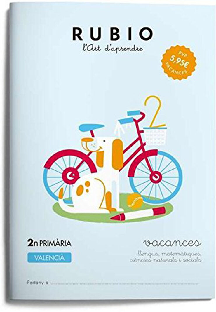 Quadern de Vacances 2n Primària Rubio Valencià
