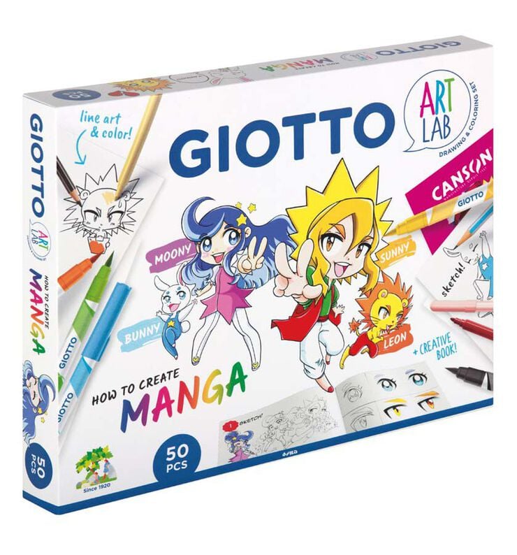 Art Lab Giotto Manga set creatiu