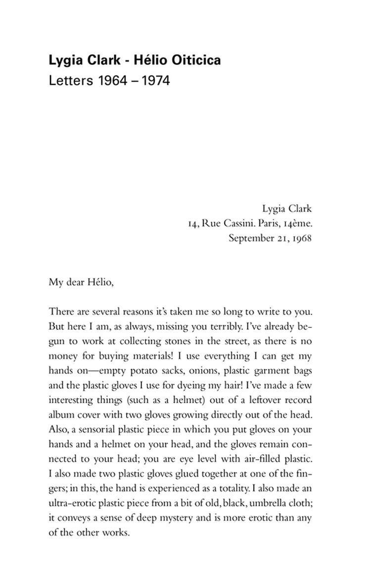 Letters 1964 - 1974