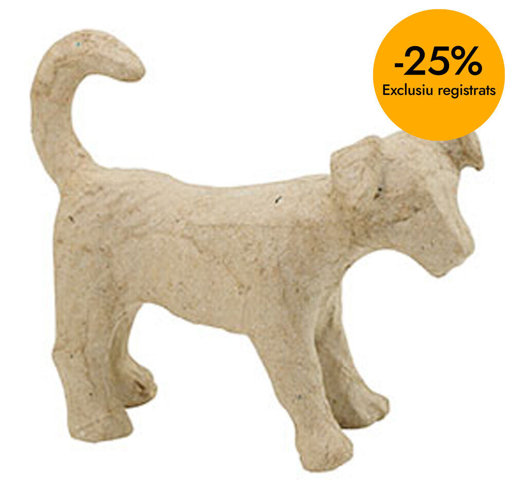Figura papel mach&eacute; D&eacute;copatch Perro 10cm