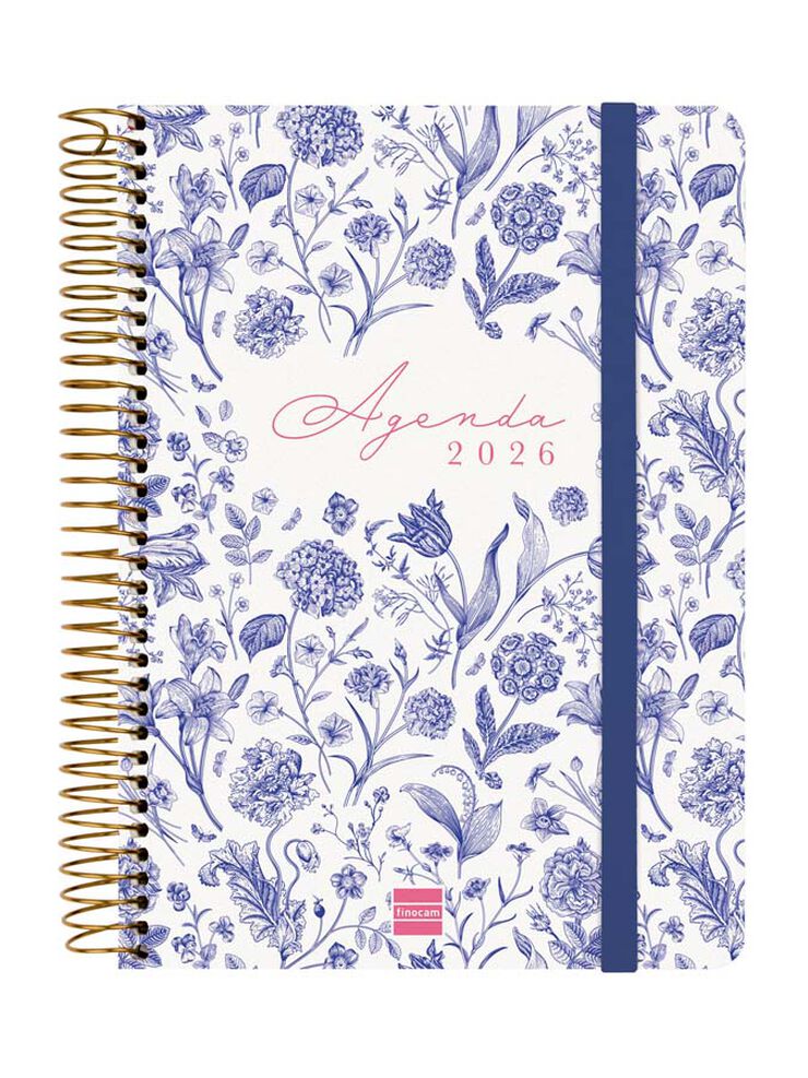 Agenda Finocam 16 meses Cloe E10 sem/vista cas 2025-26 azul